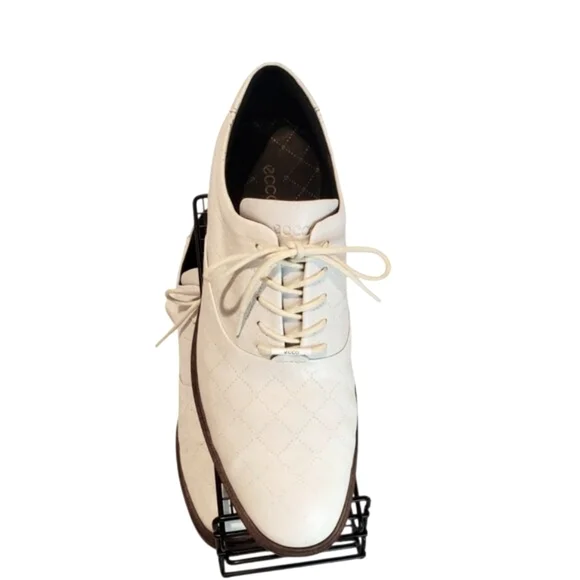 ECCO SZ US 11 - 11.5 EU 45 Golf Classic Hybrid Men's White Leather Golf Shoe